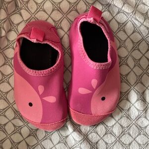 Pink Whale Kids Water Shoes